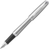 Ручка перьевая PARKER URBAN CORE F200 (1931605) Metro Metallic CT M сталь нержавеющая